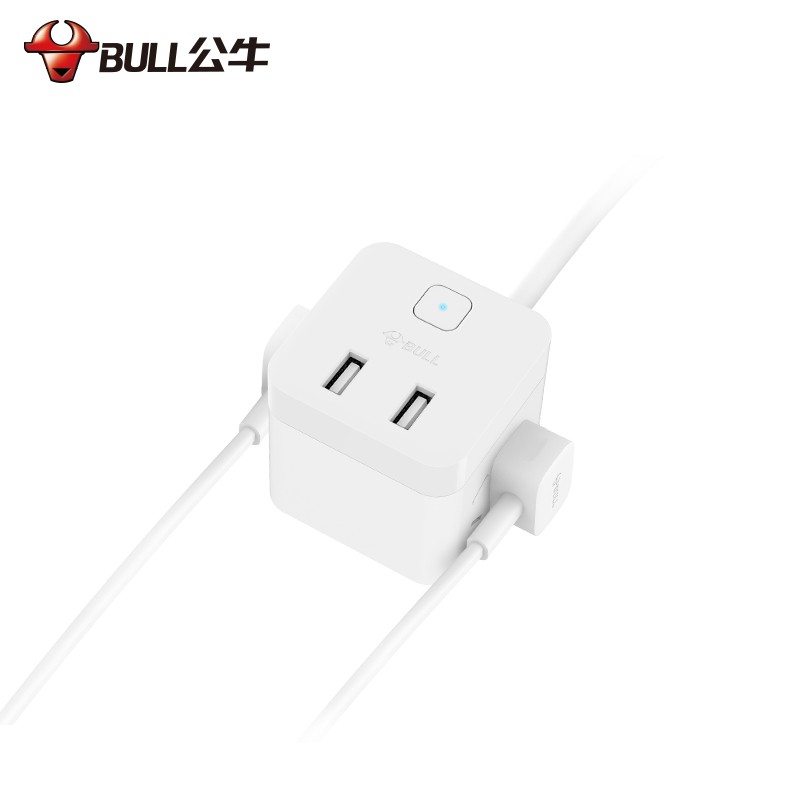 公牛（BULL） 多功能USB插座魔方插座插线板插排拖线板 GNV-UUTQ12-1.5M