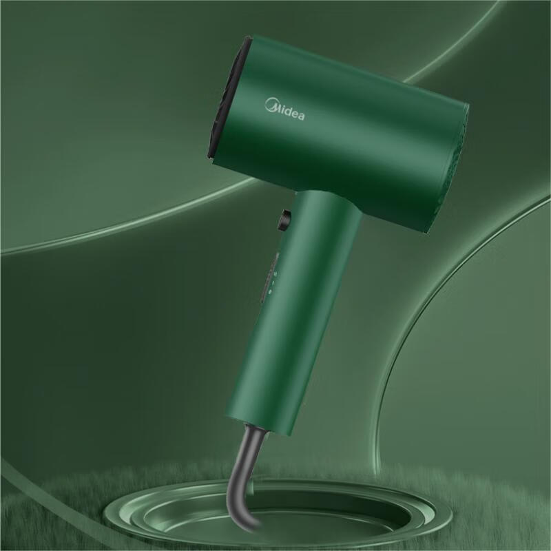 美的（Midea） 千万负离子护发电吹风 家用速干吹风机 大功率恒温低噪 节日礼物圣诞节礼物送男女 FT1静谧绿