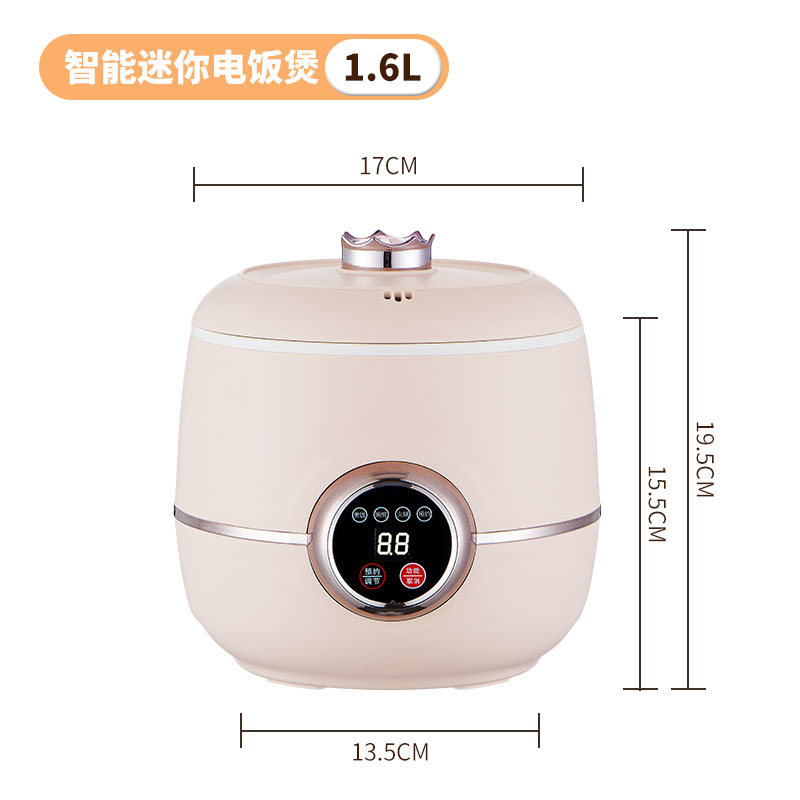  智能迷你电饭煲家用炖汤多功能电煮锅学生宿舍煮饭煮面小型电饭锅