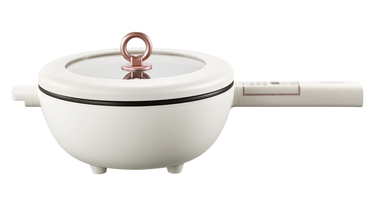 Modong/摩动5L电炒锅带蒸笼