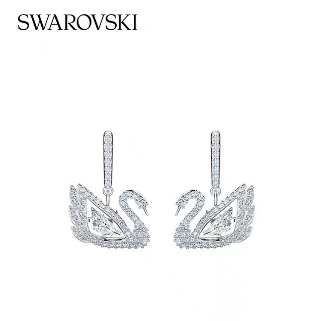 施华洛世奇天鹅 125周年纪念款 女耳环