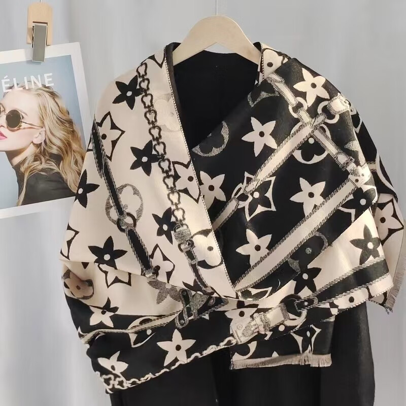 T.J.HARREN蒂捷海伦秋冬围巾A款TJ8828简装版