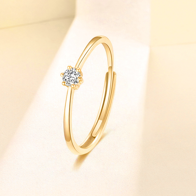 中国珠宝 925银托帕石戒指 E220487