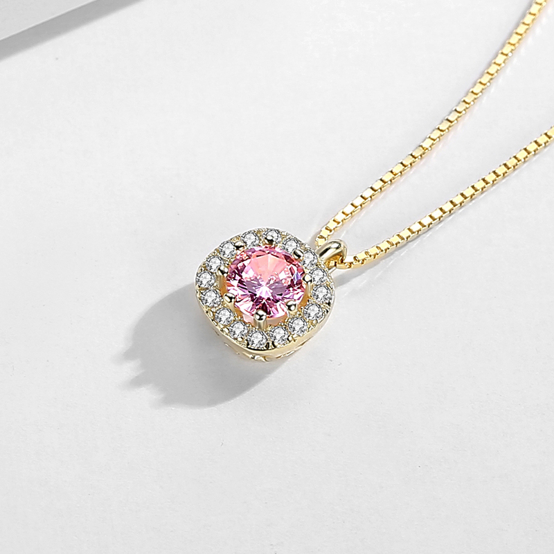 Cmierf Kuect  （中国CK）吻痕粉钻项链