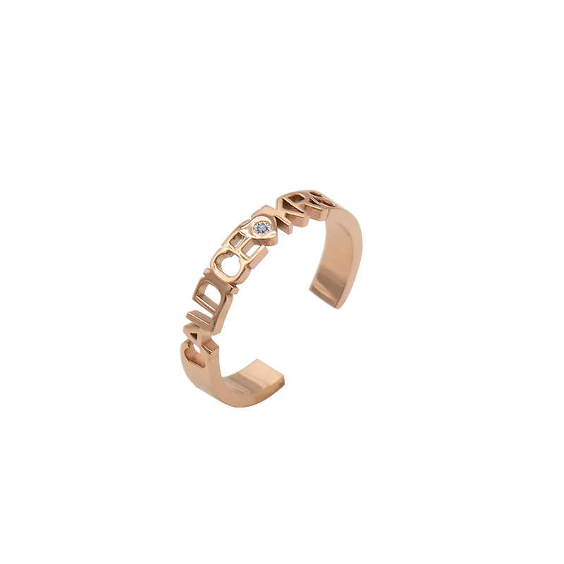 Cmierf Kuect  （中国CK）经典简约CK钻石戒指