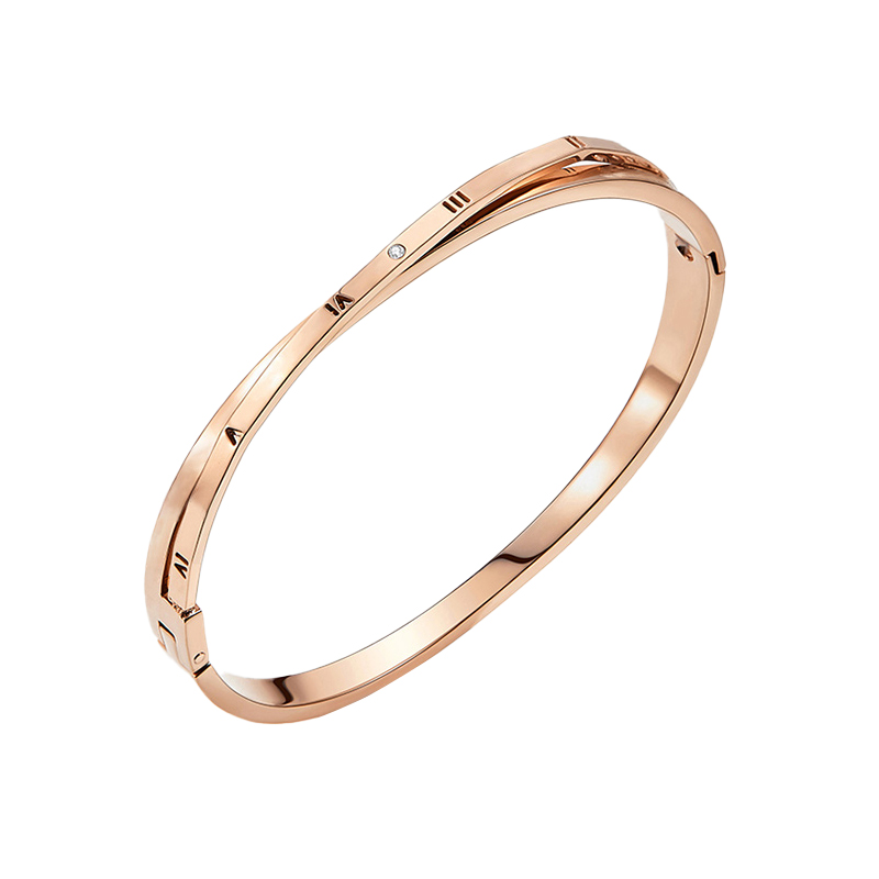 Cmierf Kuect  （中国CK）时尚罗马数字钻石手镯