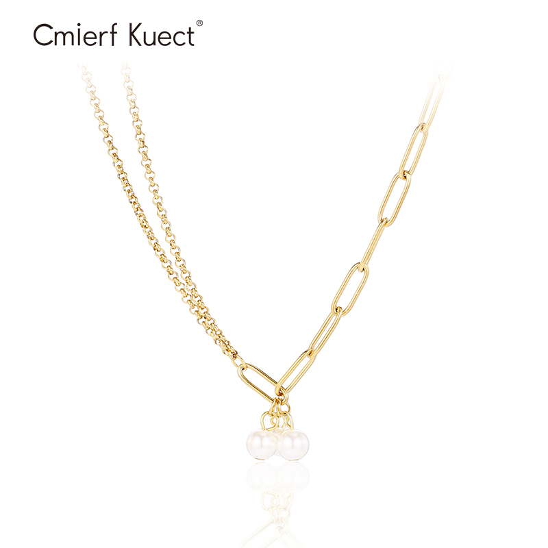 Cmierf Kuect （中国CK）复古珍珠项链