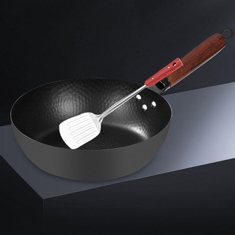 乐仕菲斯（RSFH）氮化煎锅26cm，燃气煤气灶电磁炉通用2611套装