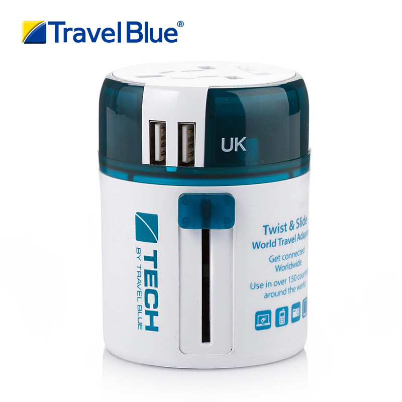Travel Blue蓝旅 “魔方”环球通用转换插座 2×USB270