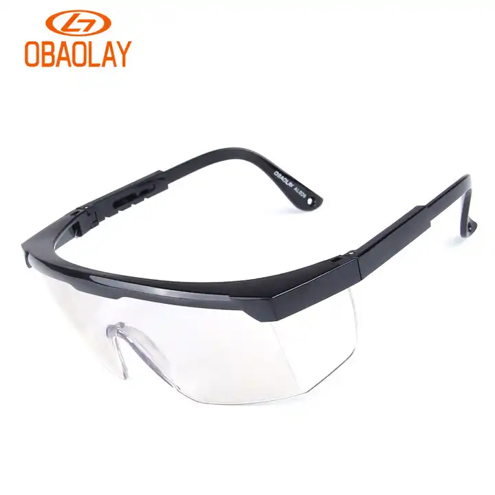 OBAOLAY Transparent Lens Safety Glasses Anti-fog Anti-scratch Work Protective Goggles