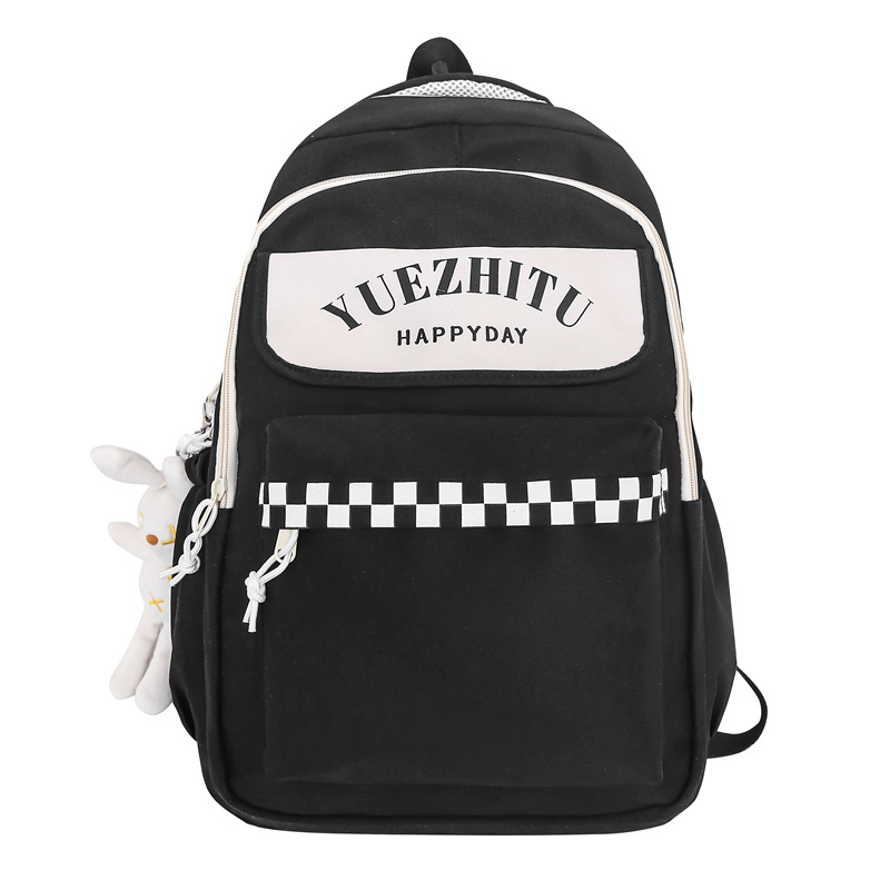 Leap Path English Checkered Rabbit Backpack