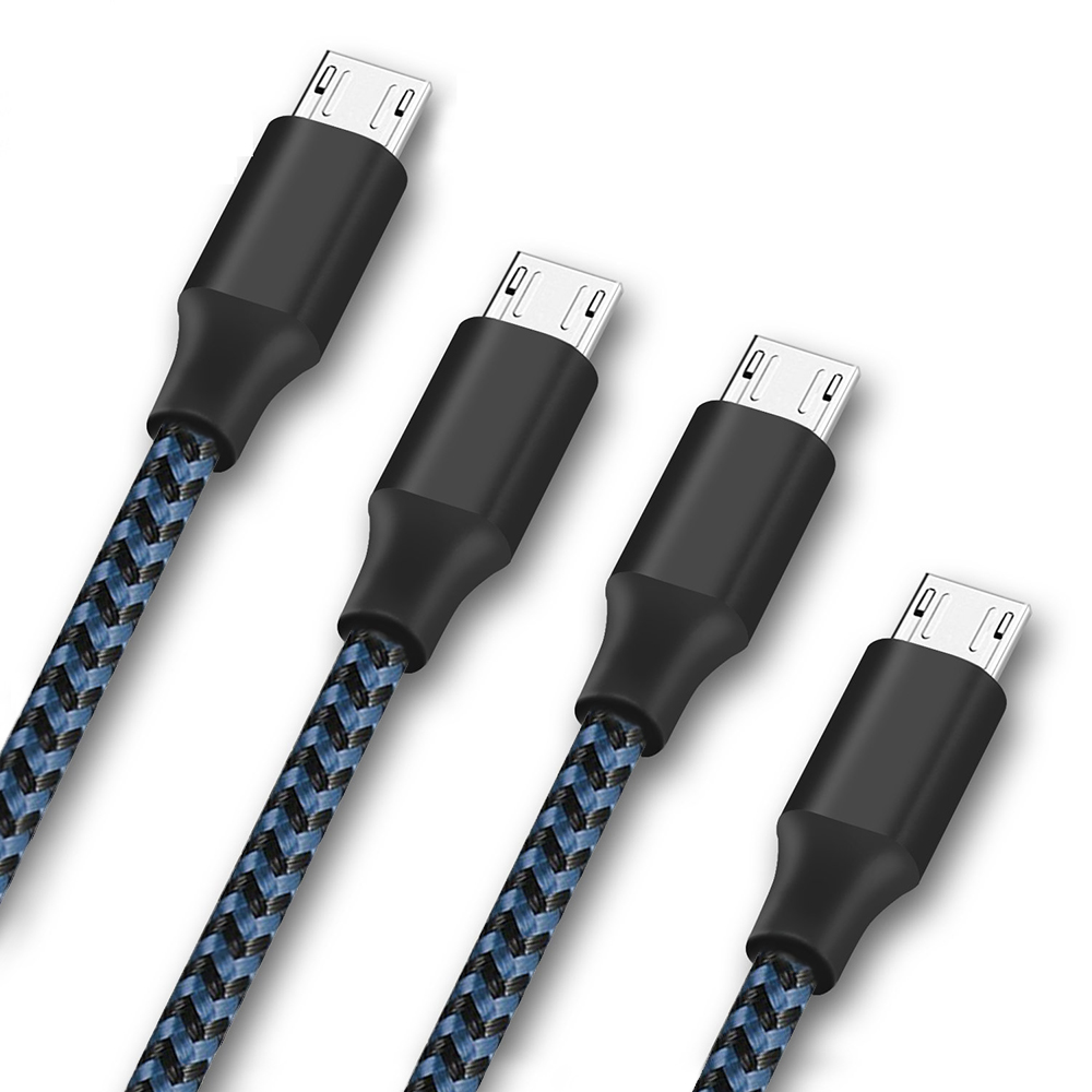 Android nylon material fast charging data cable