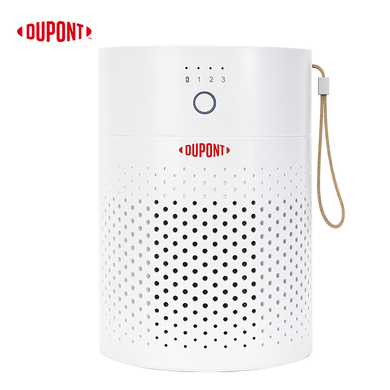杜邦（DUPONT）桌面空气净化器 家用办公小型便携净化器除甲醛雾霾除菌去除烟味 【自带电源】KKZ003-BD
