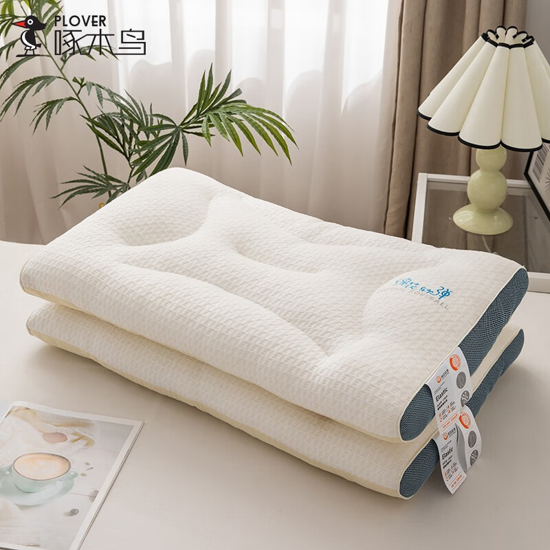 PLOVER啄木鸟家纺纯棉枕芯(单只)40cm*60cm*10cm 绵花软弹枕ZMN-ZX006