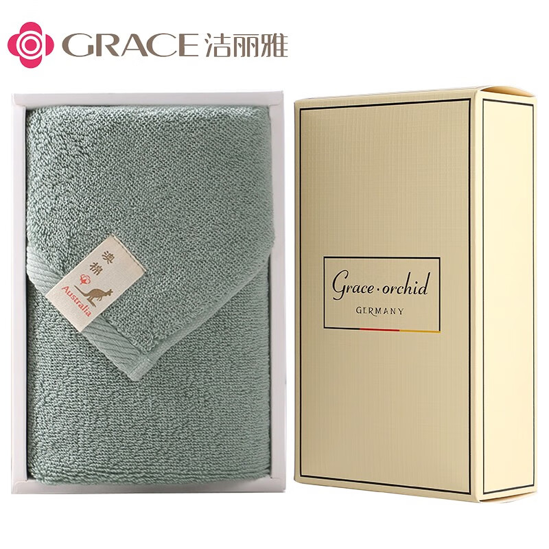 洁丽雅（grace） 洁丽雅毛巾单条装-澳棉