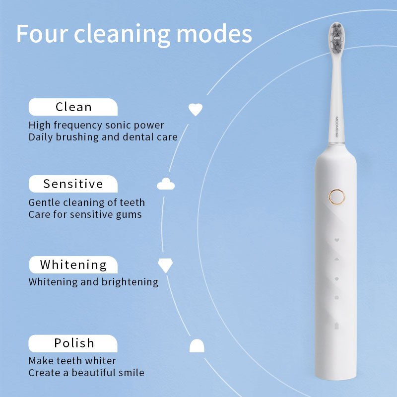 Sonic Electric Toothbrush Sonic Smart Tooth Brush Electric Battery Waterproof Toothbrush Electric