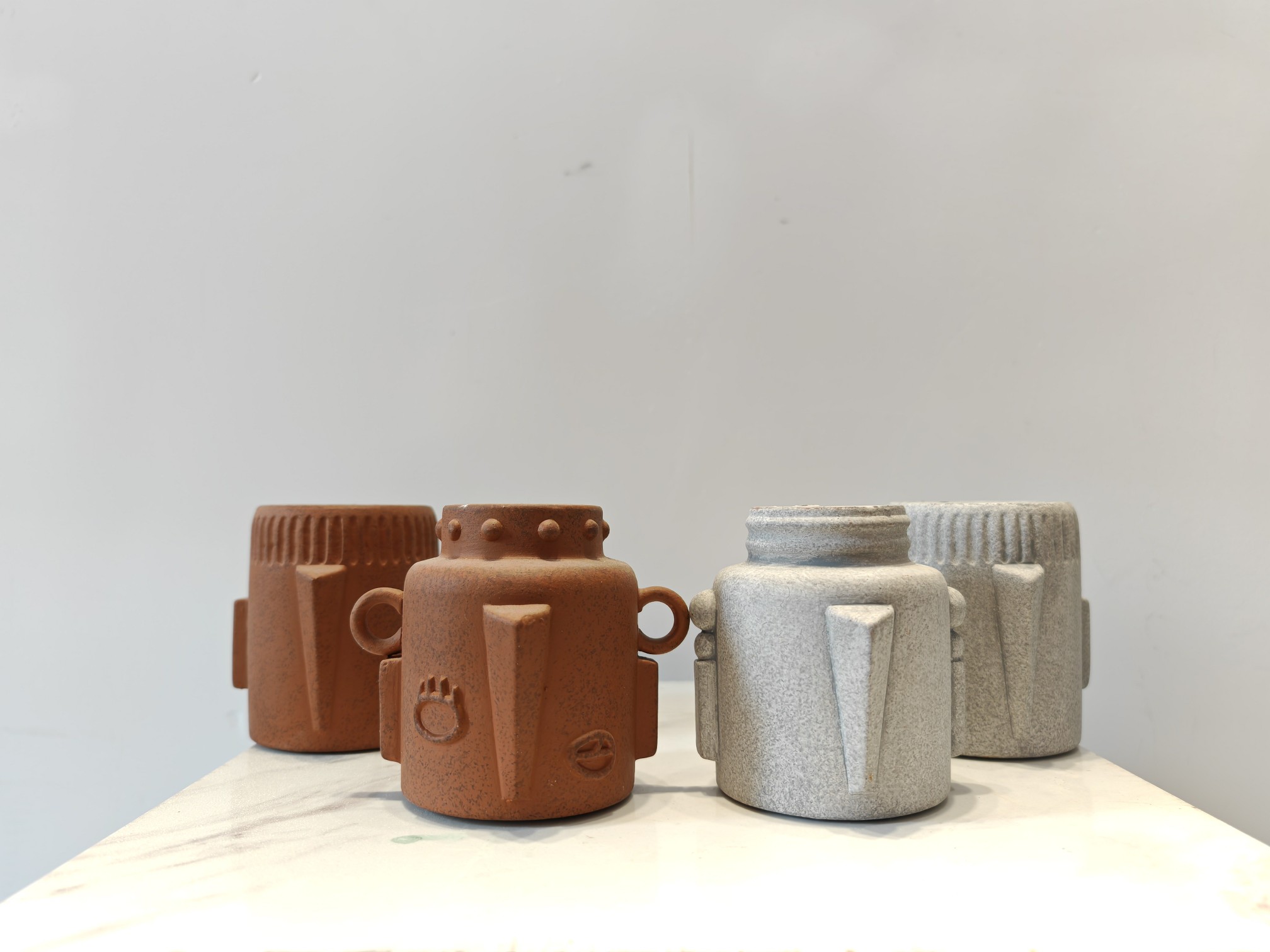 Creative Co-op 美国王氏 旗下可立特家居饰品 陶瓷雕刻复古工艺摆件