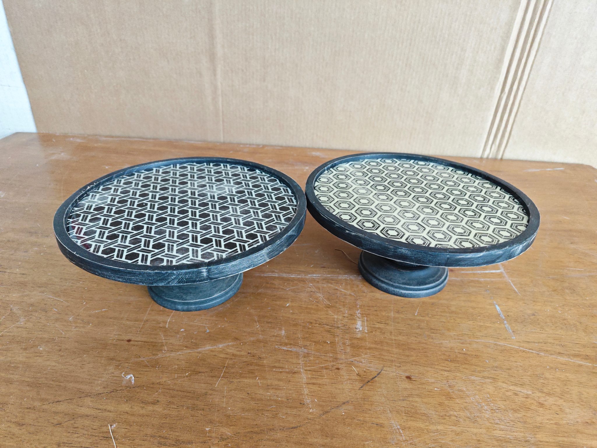 Creative Co-op 美国王氏 旗下可立特家居饰品 木质果盘摆件/尺寸27*12cm