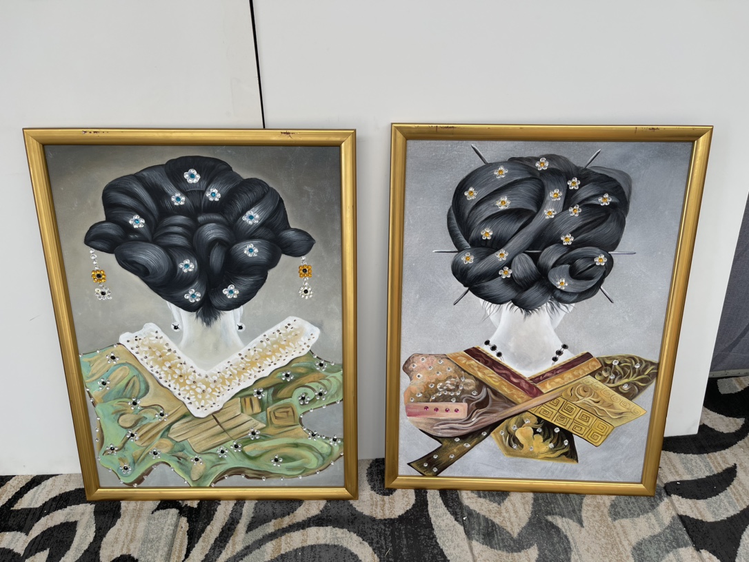 顶流家奢——visionnaire高定壁画 意大利轻奢家居设计师定制款，将奢华和艺术紧密结合，专业服务高端私宅。 高端定制立体镶嵌彩晶背影艺术挂画