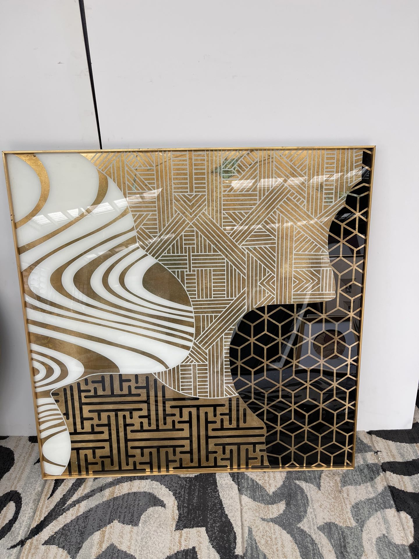 顶流家奢——visionnaire高定壁画 意大利轻奢家居设计师定制款，将奢华和艺术紧密结合，专业服务高端私宅。 高端定制珐琅晶瓷描金工艺