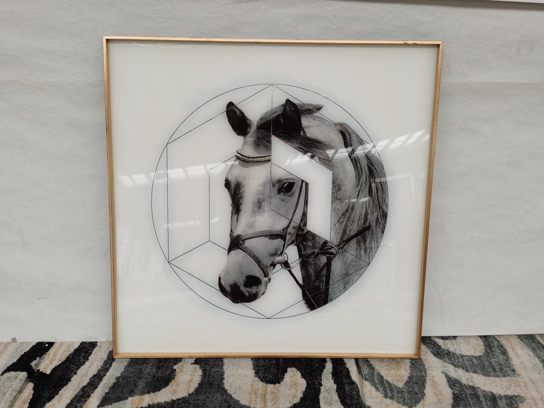 顶流家奢——visionnaire高定壁画 意大利轻奢家居设计师定制款，将奢华和艺术紧密结合，专业服务高端私宅。 高端定制珐琅晶瓷手工描金挂画