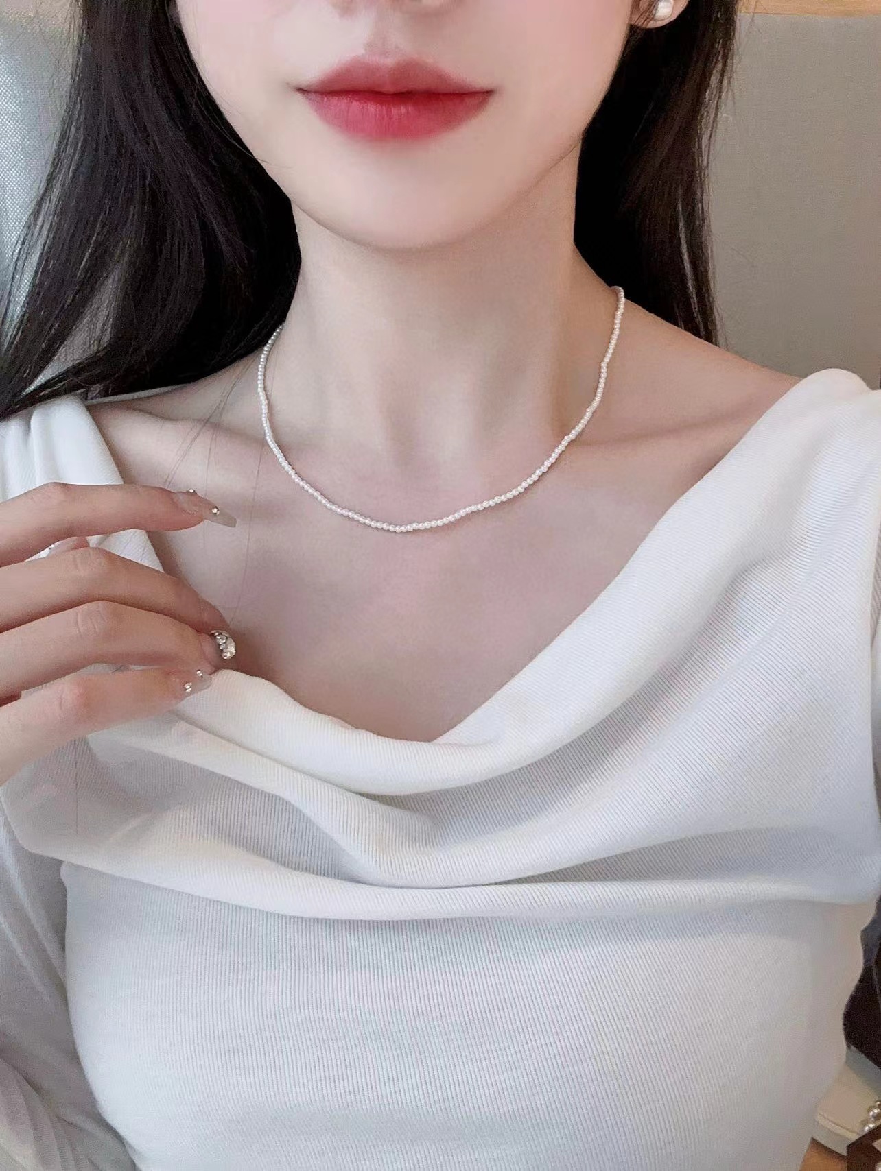 施华洛珍珠项链