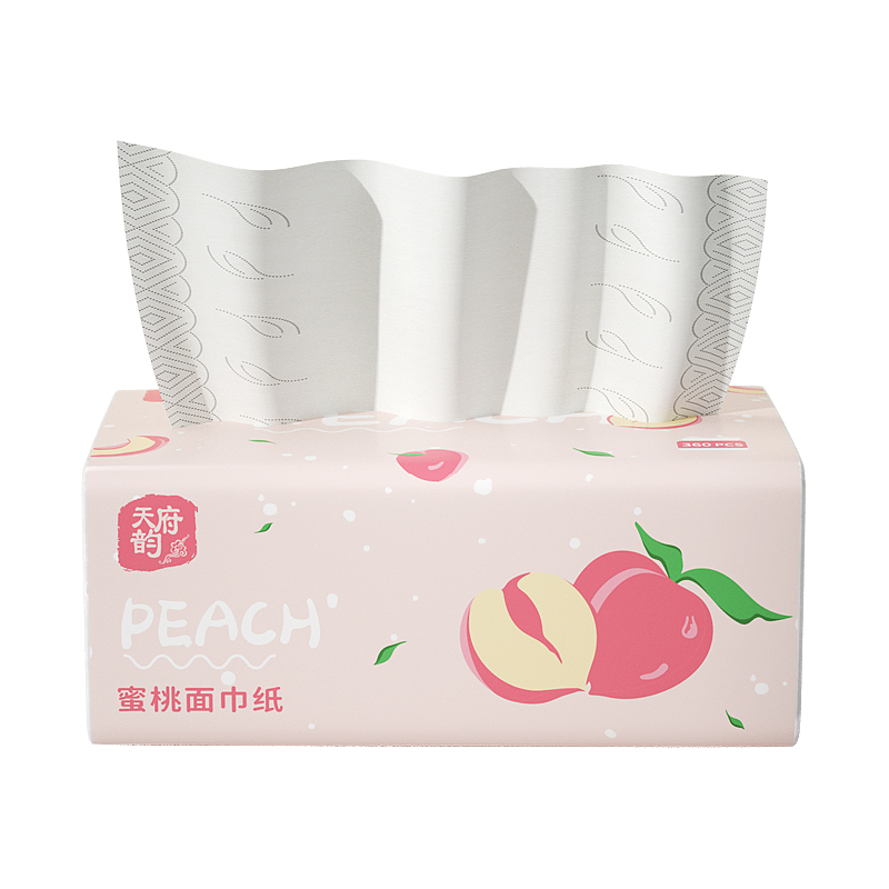 天府韵亲肤面巾纸