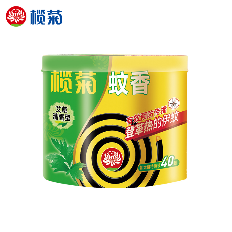 榄菊蚊香加大盘40单圈/筒 艾草清香型