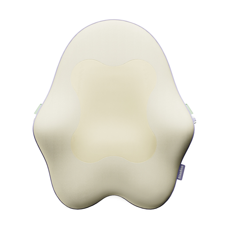 象术W2腰部按摩器仪腰背部靠垫热敷腰椎肩颈抱枕靠