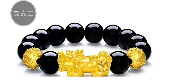招财纳福貔貅转运手串（貔貅 转运珠款）