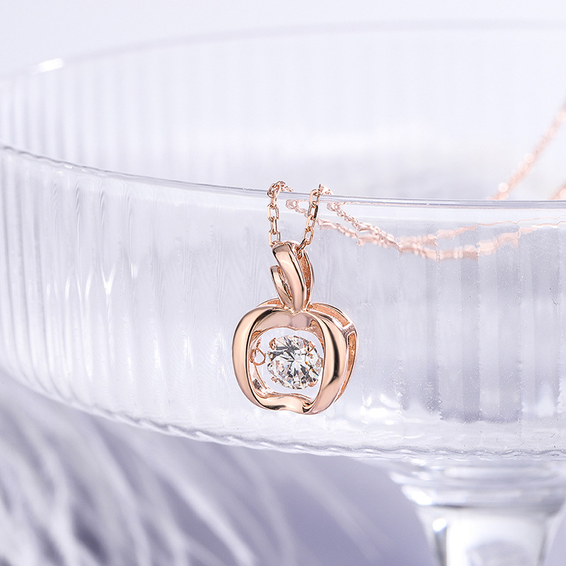 香港周六福镶钻系列-灵动苹果