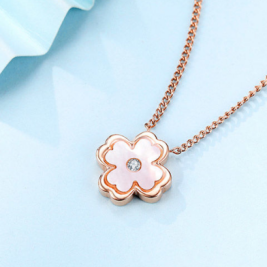 香港周六福 镶钻系列-幸运四叶草