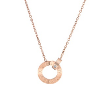 香港周六福 镶钻系列-罗马双环  （大小环）