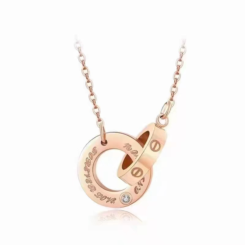 香港周六福 镶钻系列-环环相扣