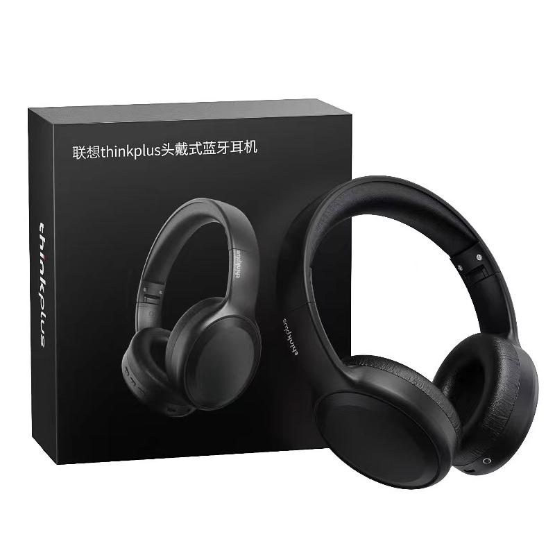 联想（Lenovo）真无线头戴式蓝牙耳机 电脑游戏电竞降噪跑步运动音乐听力网课耳麦 适用于苹果华为小米 TH30