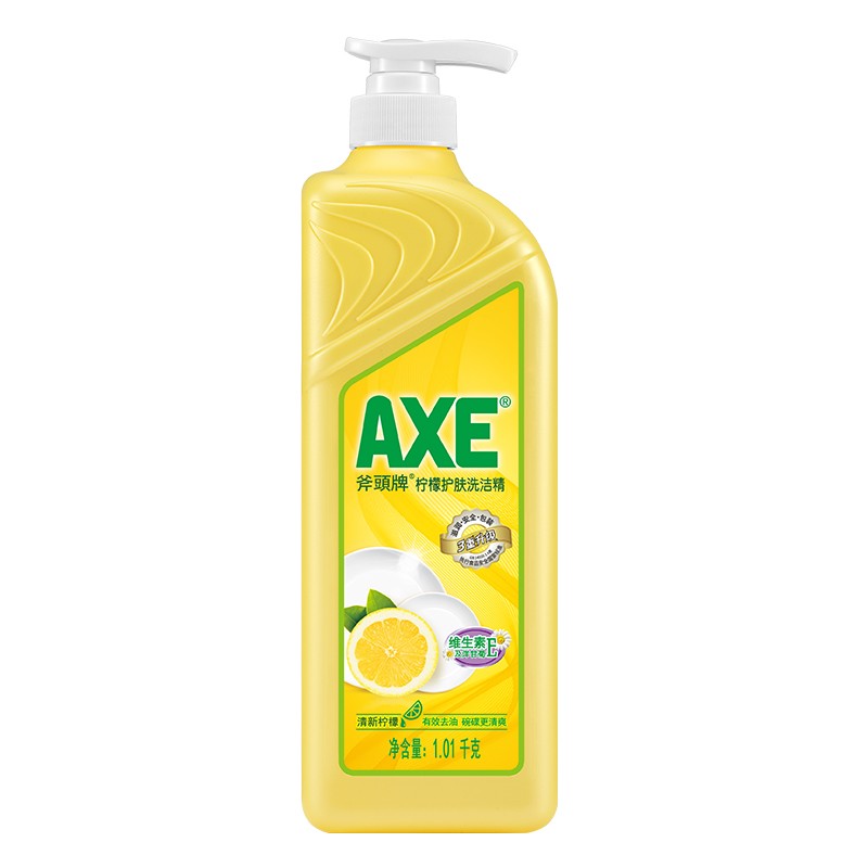 【4瓶装】AXE斧头牌洗洁精护肤不伤手洗碗洗果疏1.01KG*4瓶