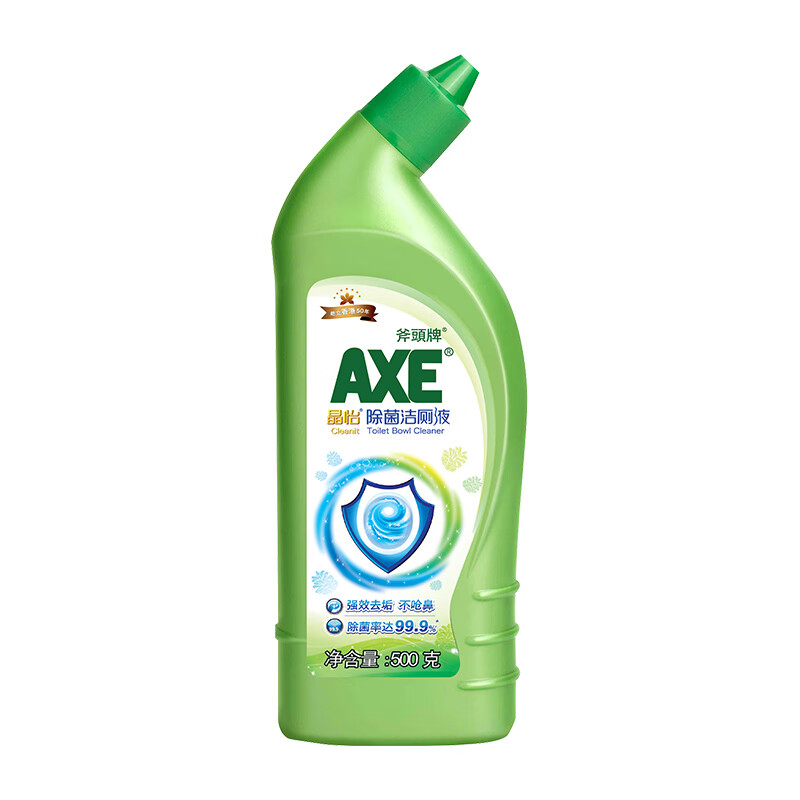 【6瓶装】AXE斧头牌除菌洁厕液洁厕灵洁厕剂马桶除菌祛垢500g*6瓶/箱