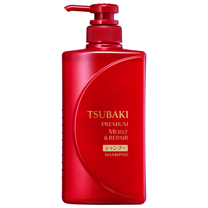 丝蓓绮（TSUBAKI）沁润臻致滋润洗发水490ml柔顺保湿清爽洗头膏洗发露男士女士