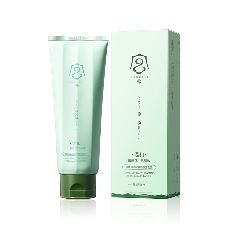 宫佩山茶花氨基酸洁面乳120g