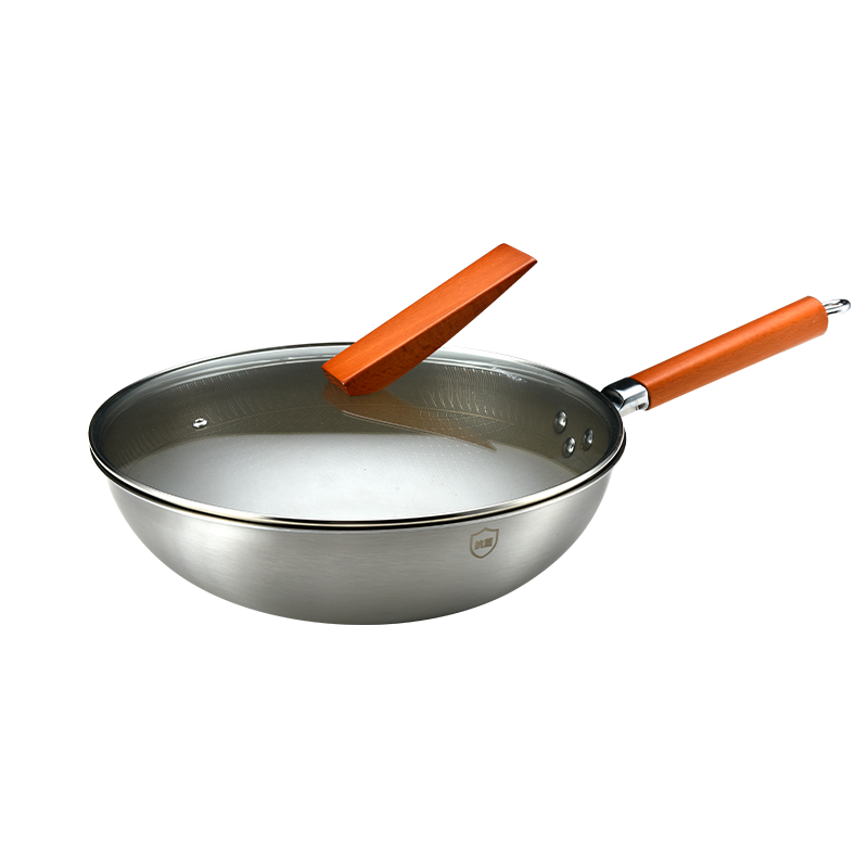 欧派钛盾316不锈钢抗菌炒锅系列