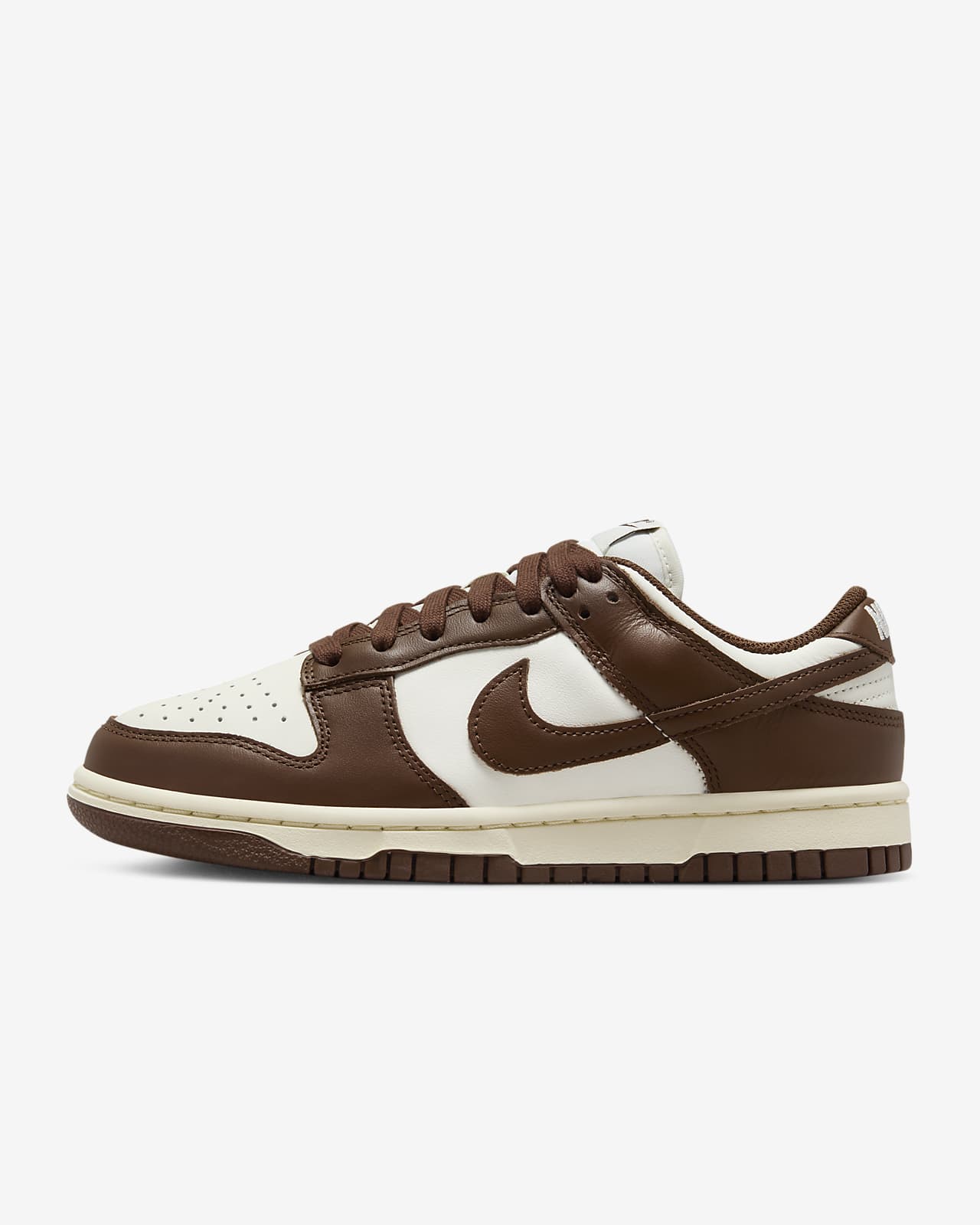 Nike Dunk Low "Surfaces In Brown And Sail" 巧克力 防滑耐磨 低帮 板鞋 女款 棕白