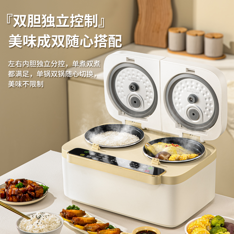 欧锐铂星河-多功能双胆饭煲