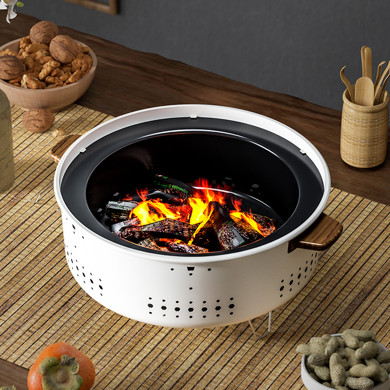 欧锐铂悠时光-多功能炭烤炉烧烤架户外沐春露营烧烤