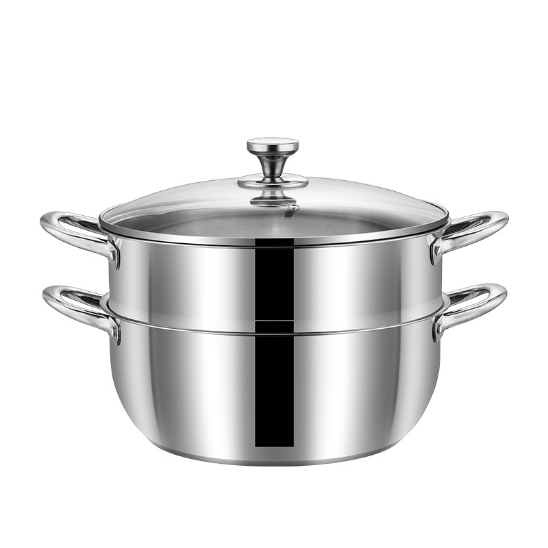 多用不锈钢底蒸锅30cm