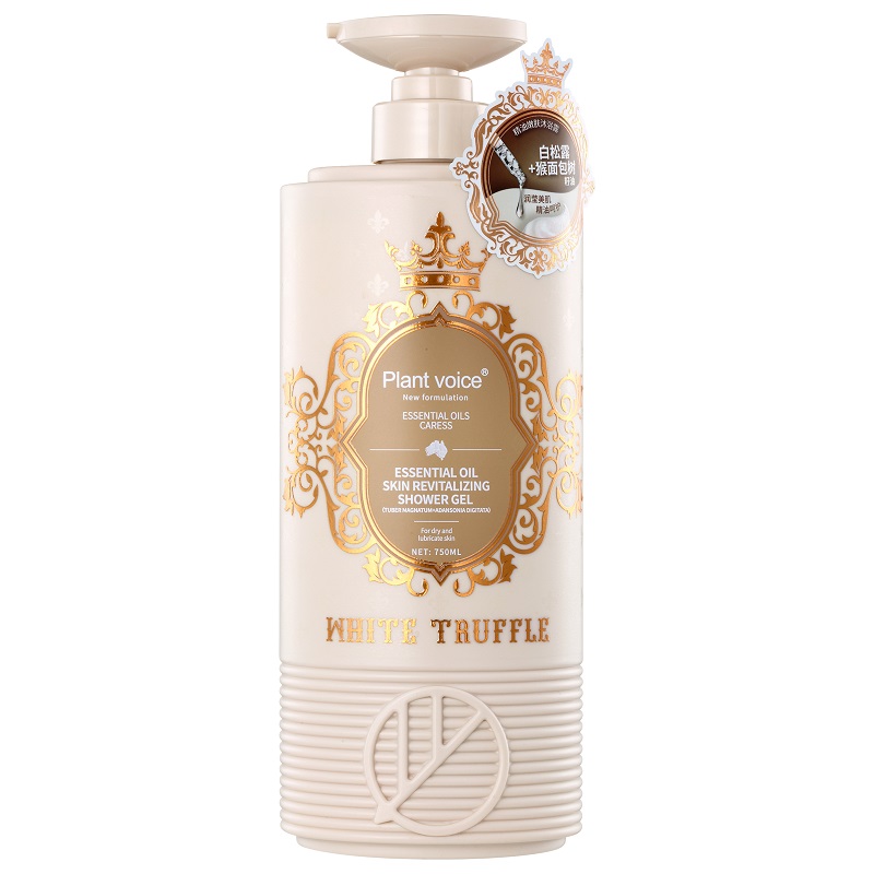 植物语录白松露系列猴面包树精油嫩肤沐浴露750ml