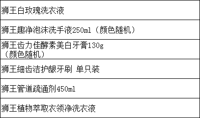 嘉礼狮王礼盒G款
