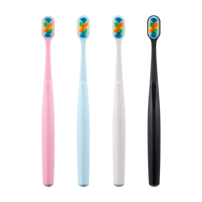 小牛历险记(家庭装8支)成人万根毛软毛独立装牙刷XNLXJ102新