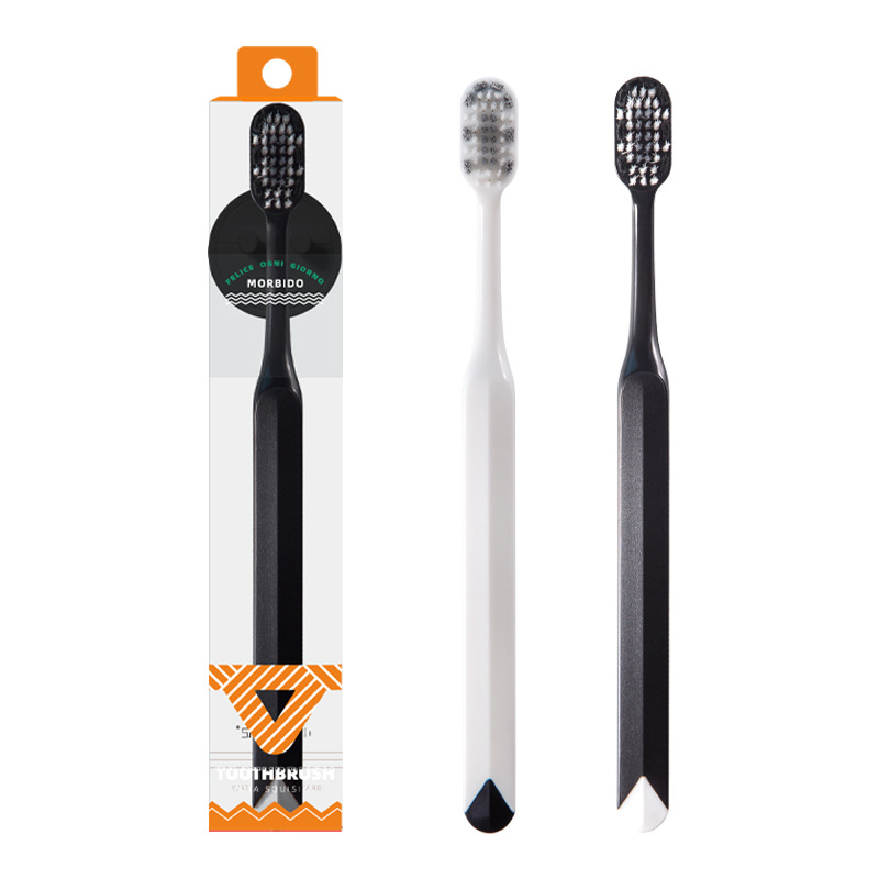 小牛历险记（4支）异型孔螺旋丝成人牙刷送挂架单支装XNLXJC11