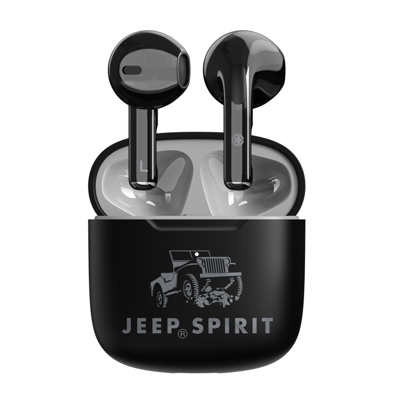 Jeep吉普 蓝牙耳机 半入耳式游戏低延迟运动跑步骑行高清通话降噪EW003