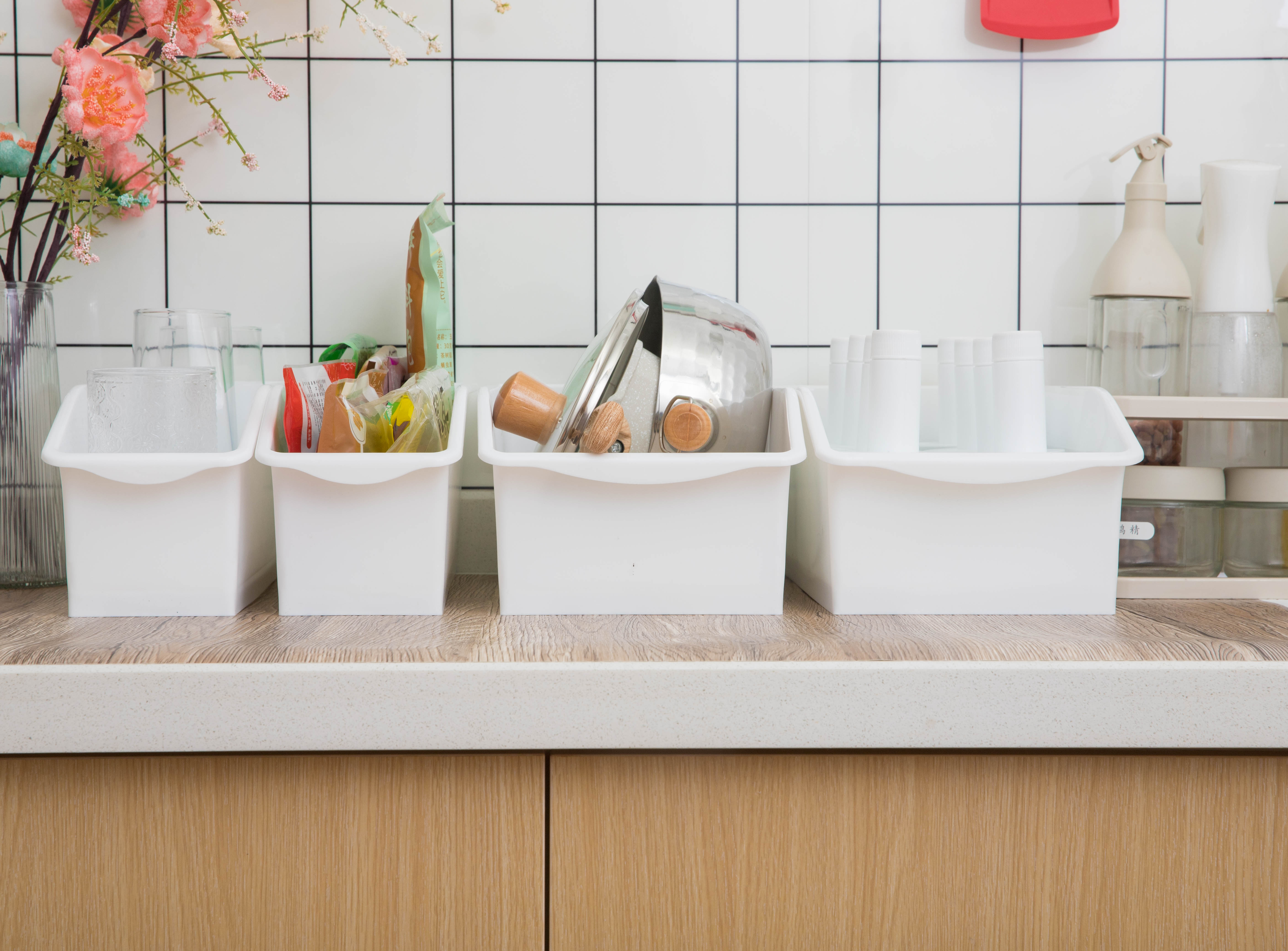 KEYIOW多用立体抽屉式收纳盒4件套